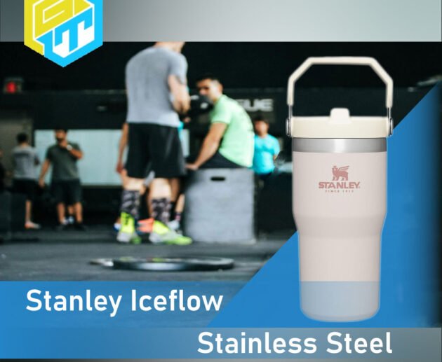Stanley-Iceflow- water bottle with straw-Golden Truth