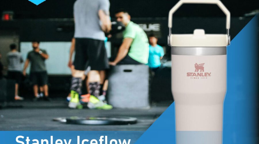 Stanley-Iceflow- water bottle with straw-Golden Truth