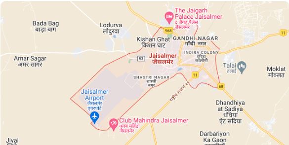 Jaisalmer Map-Golden Truth